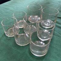 Set 8 bicchierini di vetro per amaro caffè dessert