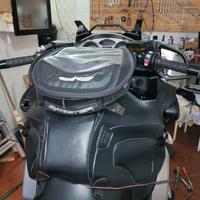 borsa serbatoio più copriserbatoio in pelle bagste