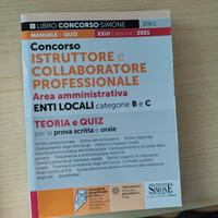 Libro concorso istruttore amministrativo  nuovo