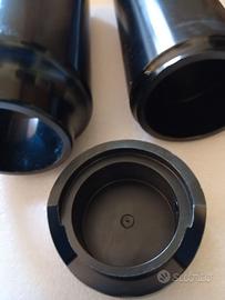kit copriforcella in alluminio nero lu
