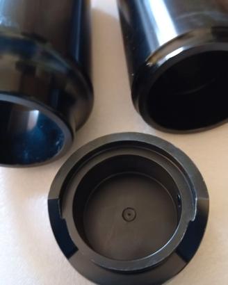 kit copriforcella in alluminio nero lu