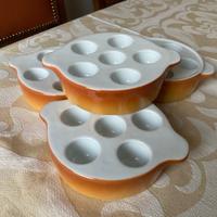 Walkure porcellana servizio lumache x 4