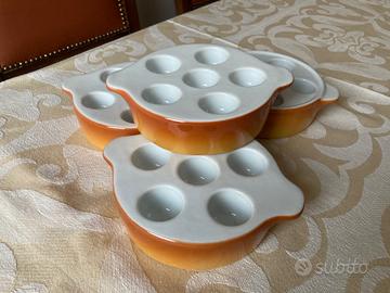 Walkure porcellana servizio lumache x 4