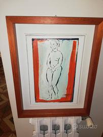 quadro Mirko Pagliacci acrilico e misto su tela 