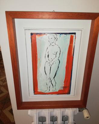 quadro Mirko Pagliacci acrilico e misto su tela 