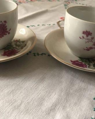 Due tazze vintage da tè/caffè