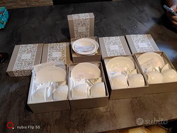 Set 6 tazzine caffè in porcellana Claraluna 