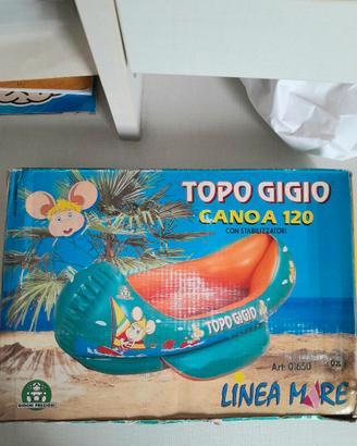 Topo Gigio Canoa Gonfiabile nuovo