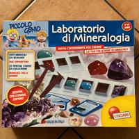 Gioco Laboratorio di mineralogia Piccolo Genio