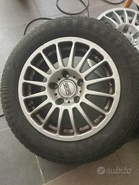 5 Cerchi in lega OZ Racing 4 con gomme