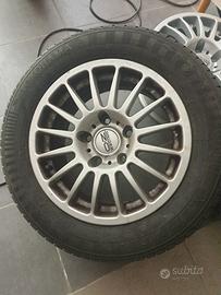 5 Cerchi in lega OZ Racing 4 con gomme