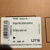 Faro posteriore Skoda Octavia anno 2005