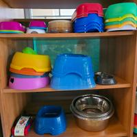 Lotto ciotole cane e gatto