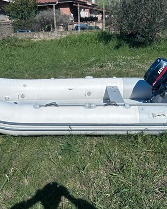 tender zodiac 360 + motore selva 15CV full optiona