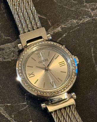 Orologio da donna Guess silver con strass