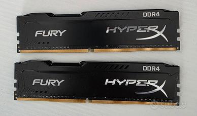 Ram Kingston HyperX Fury 2x4gb 2133 ddr4 cl14