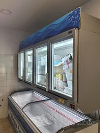 Congelatori/frigo/bilancia/cassa
