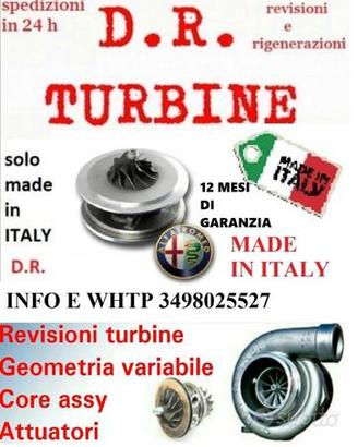 Turbinaa core assy 2.4 alfa romeo 454150