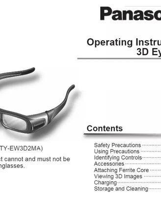 Occhiali Panasonic 3D