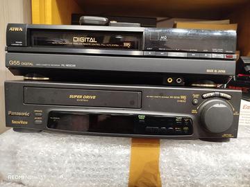 2 videoregistratori VHS PAL non funzionanti
