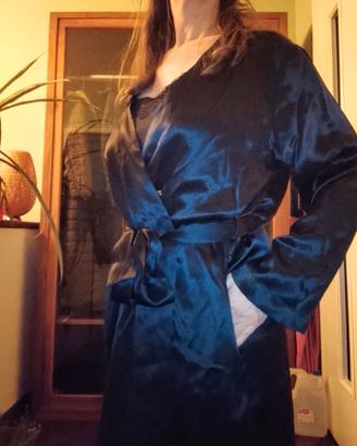 Vestaglia kimono in seta, marca Luna di Seta