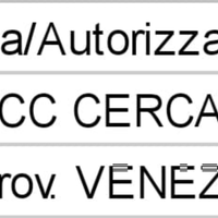 NCC licenza/autoriz. PROV,DI VENEZIA