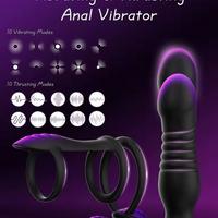 Vibratore telescopici prostatico - sex toy