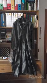 Capotto in pelle lungo