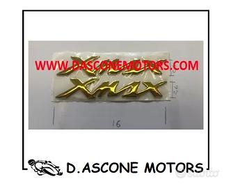 Coppia adesivi Xmax 125 250 400 Oro