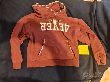 Felpa blukids  10-11 anni cm 146 color ruggine