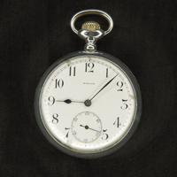 OROLOGIO DA TASCA ANCRE MOERIS MILAN IN ARGENTO