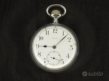 OROLOGIO DA TASCA ANCRE MOERIS MILAN IN ARGENTO