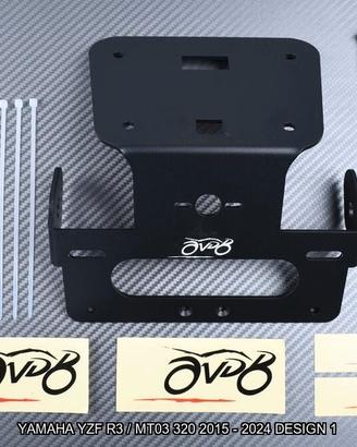 Portatarga corto YAMAHA YZF R3 MT03 320 2015 2024