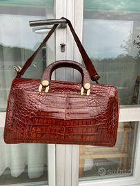 Borsa di vero coccodrillo