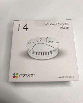 EZVIZ T4 RILEVATORE DI FUMO a batteria - NUOVO !