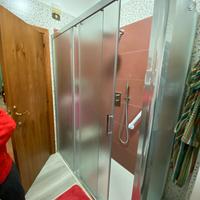 Box Doccia Scorrevole con Parete Fissa Cristallo 