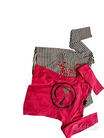 Set 2 maglie maniche lughe 5-6 anni
