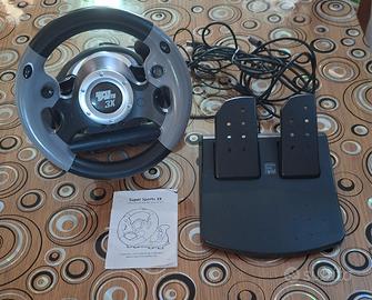 Volante Gaming Super Sports 3X + Pedaliera