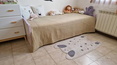 Letto singolo con secondo letto estraibile