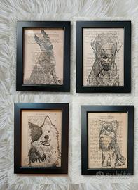 Quadri personalizzati cane dog