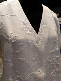 Pigiama donna in raso damascato tg 46 nuovo