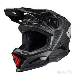 CASCO CROSS MOTOCROSS ENDURO UFO ECHUS IN CARBONIO