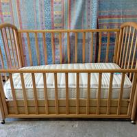 Lettino con cassetto e ruote + Materasso