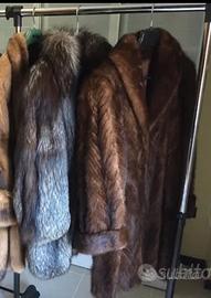 Pelliccia volpe argentata e visone