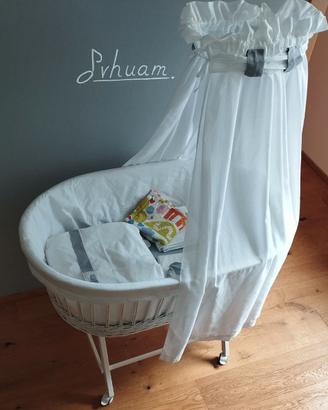 Culla Christiane Wegner con materasso FabiMax