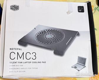 Base con ventola per raffreddamento pc portatile