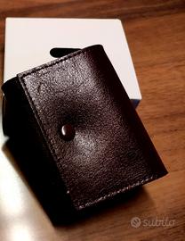 Porta monete in vera pelle