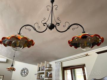 Lampadari di ceramiche vietresi