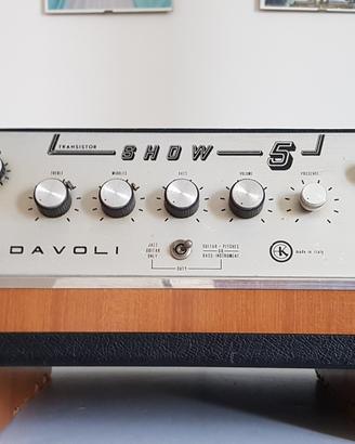 Amplificatore davoli show 5 a valvole 