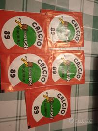 Lotto 5 bustine VUOTE calciatori flash 89